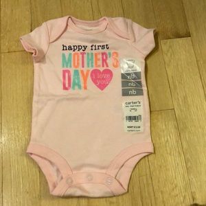 Carters NB “First Mother’s Day” Onesie